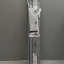 No Drill Blinds for Windows 1" Vinyl L-Shaped Slats Cordless Mini Blinds for Home, for Window Size 20" W  48" H Grey