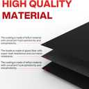 Grill Mats for Outdoor Grill, (10 pcs) Non Stick BBQ Grill Mat Grilling Mat, BBQ Grilling Accessories, Heavy Duty, Reusable and Easy to Clean, Grill Sheets for Gas Charcoal and Electric BBQ (Black)