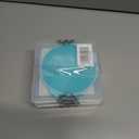 4 x Silicone Body Scrubber Brush - Gentle Exfoliating and Lather Well - Fast-Drying, Hygienic, BPA-Free Silicone Body Exfoliator for Sensitive Skin, Men & Women (Round, Blue)