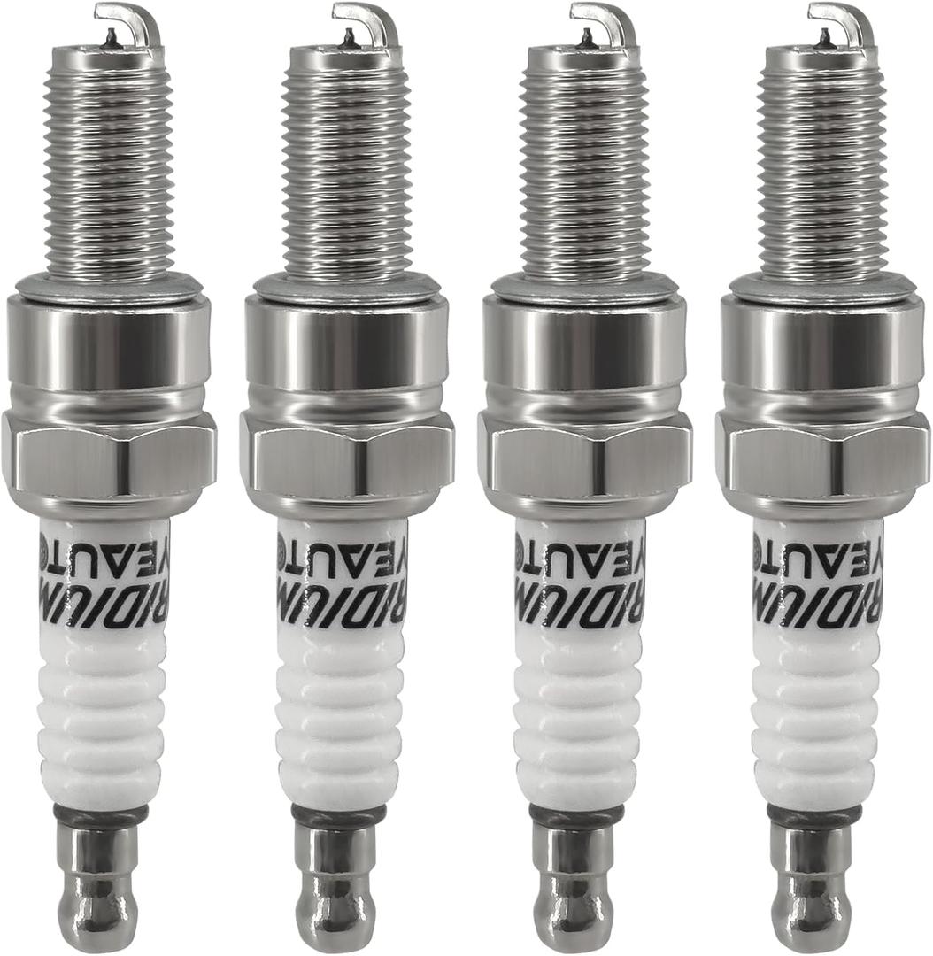 CR9EIX Iridium IX Spark Plug 4 Pack Compatible with Aprilia Arctic Cat Cannondale Ducati Harley Davidson Honda Husqvarna Kawasaki KTM MASERATI MV Agus Piaggio Polaris Suzuki Textron Yamaha (C01020007)