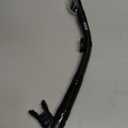 Aegend Dry Snorkel, Dive Mask Easy-Breath Free Diving Snorkel for Snorkeling Scuba Diving Freediving Swimming, with Top Dry Valve and Food-Grade Silicone Mouthpiece (Black)