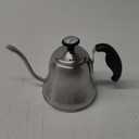 Tea Kettle with Thermometer for Stove Top Gooseneck Kettle, Pour Over Coffee Tea Pot, Goose Neck Tea Pot Stovetop, Hot Water Heater for Camping, Home & Kitchen, Stainless Steel - Small 28oz