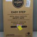 Regalo Safety 30-35 Extra Wide Baby Gate for Doorways & Bottom of Stairs, Pressure Mounted Walk-Through Gate for Babies, Toddlers & Pets, Bronze