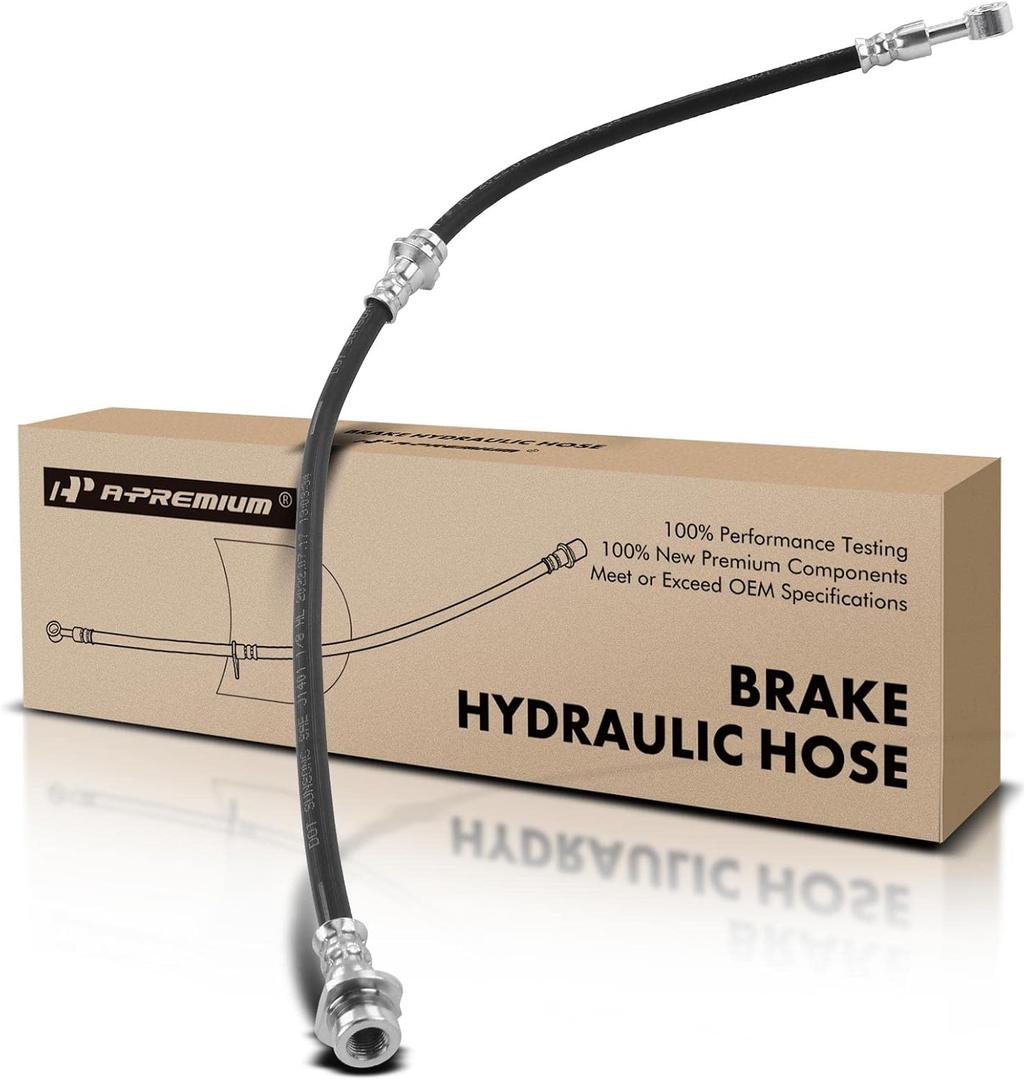 A-Premium Rear Passenger Brake Hydraulic Hose Compatible with Infiniti Models - G20 1999 2000 2001 2002 - Replace# 462106J023