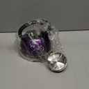 Mr. Coffee Flintshire Stainless Steel Whistling Tea Kettle W/Nylon Handle, 1.75-Quart, Metallic Purple