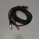 Tan QY 2RCA to 2RCA Cable 10ft, Gold-Plated 2 RCA Male to 2 RCA Male Stereo Audio Cable for Home Theater, HDTV, Gaming Consoles, Hi-Fi Systems (10Ft/3m)