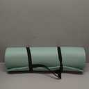 CAP Barbell 1/2-Inch High Density Exercise Yoga Mat with Strap, Green
