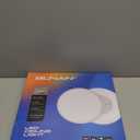 BLNAN LED Flush Mount Ceiling Light with Remote Control, 15.4 Inch 36W 3000K-6500K Dimmable Ultra Thin Low Profile Wired Ceiling Lamp with Night Light for Living Room Bedroom Kitchen (White)