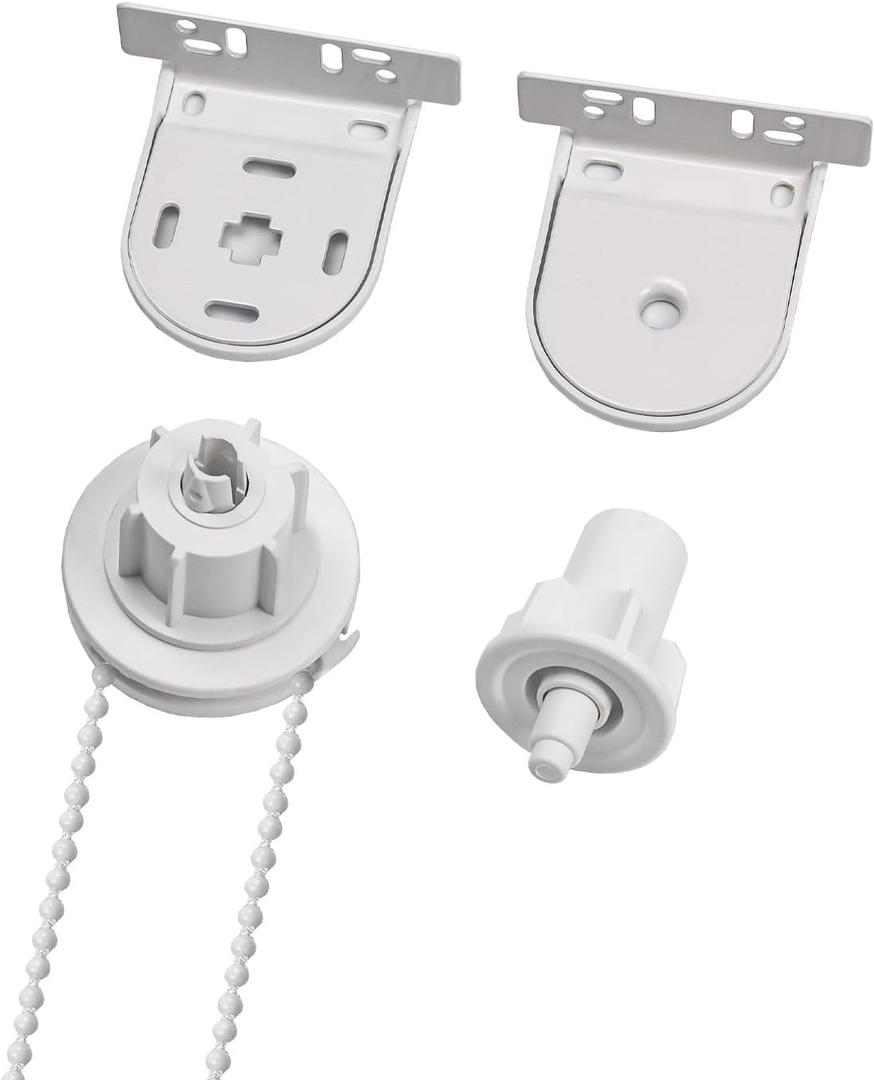 1 1/2 inch (38mm) Tube Clutch Replacement Kit for Roller Shades - Complete Repair Set with Metal Bracket, Clutch Mechanism & End Plug - Fits 1.5" OD (Outer Diameter) Tubes Only