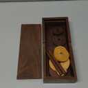 Tower of Hanoi Game Gift Wooden Puzzle Brainteaser Hanoi Tower 9 Rings Logic Games Brain Teaser Learning Intellectual Thinking Toy Premium Rosewood