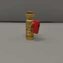 GORILLA EASY CONNECT Garden Hose Quick Connect Fittings with Ball Valve.  Inch GHT Solid Brass.