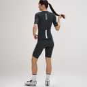 LE COL Women's Pro Aero Jersey | Aerodynamic Cycling Shirt | Wind Tunnel Tested, Lightweight (US, Regular, S-XL) (Gray, L)