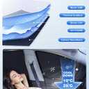 Canvcle Sunshades for Honda HRV 2023-2025 2026 HR-V Accessories Windshield Sun Shade Side Rear Window Shade Cover Sun Visor Shield Privacy Protection Keep Vehicle Cool Black 8PCS