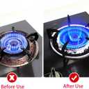 Gas Stove Oil Proof Gasket, 60 Pcs Round 9 Inch Thickened Aluminum and Tin Foil for Kitchen (60)