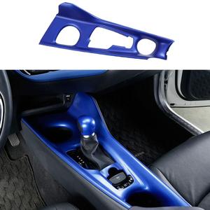 Rifoda for C-HR ABS Accessories Center Console Gear Shift Panel Cover Fit for Toyota C-HR 2018 2019 2020 2021 Gear Shift Knob Trim Interior Decoration(Blue)