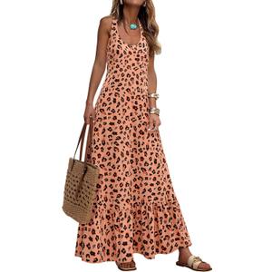 NOLLSOM Casual Women's Summer Dresses 2025 Sundress Sleeveless Floral Boho Long Dresses Beach Vacation Clothes (S) NOLLSOM Casual Women's Summer Dresses 2025 Sundress Sleeveless Floral Boho Long Dresses Beach Vacation Clothes (S)