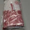 Lanpn 12x12 Red Christmas Pillow Covers Set of 4, Lumbar Pillowcase, Winter Decorative Pillow Case, Merry Christmas Tree Cushion for Indoor Home Bedroom Sofa Xmas Couch Decor