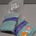 Nature Fish Net Wall Decoration with Shells, Ocean Themed Wall Hangings Fishing Net Party Decor for Pirate Party,Wedding,Photographing Decoration (2pack-Aqua/Aqua) (One Size)