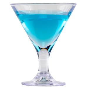 G.E.T. SW-1430-1-CL Heavy-Duty Shatteproof Plastic Martini Shot Glasses, 3 Ounce, Clear (Set of 12)