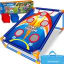 Bean Bag Toss Game for Kids Outdoor Activities, Cornhole Games for 3 4 5 6 7 8 Years Old Boys Girls, Fun Outside Toys for Family Party Games, Ideal Birthday for Ages 4-8 Toddlers