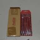 Long Impact Bit Set W/clip, 2 Phillips, 2 Square, T25 TORX, 6-Inch Length, 6-Piece,Industrial Strength, 1/4" Hex Shank