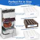 Air Filter Replacement Compatible with IQAir HealthPro Series Air Purifier, Set of 3 Filters, Easy to Replace, OEM Quality Replacement Filters, Perfect Fit & Extended Service Life, Upgraded Packaging