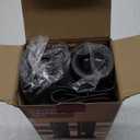 CIRCLE JOY Electric Rechargeable Salt and Pepper Grinder Set Top-Refill Automatic Pepper Mill Grinder with Charging Base, Adjustable Coarseness, Easy Filling Larger Capacity with Led for Home Kitchen