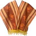 Kids Cosplay Costume Halloween Dress Up Uniform Cape Cloak Outfit for Boys Girls (110, Yellow)