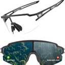 ROCKBROS Photochromic Sports Sunglasses for Men Women Cycling UV Protection