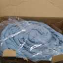 Bedsure King Comforter Set, Dusty Blue Soft Prewashed Bedding for All Seasons, 3 Pieces GentleSoft Bed Set, 1 Lightweight Comforter (104"x90") and 2 Pillowcases (20"x36")