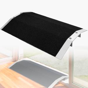 Wheelchair Ramp, Heavy Duty Aluminum Threshold Ramp with Non-Slip Surface, Bridge Threshold Ramp for wheelchairs Scooters, 600 lbs Capacity (High3cm) Wheelchair Ramp, Heavy Duty Aluminum Threshold Ramp with Non-Slip Surface, Bridge Threshold Ramp for wheelchairs Scooters, 600 lbs Capacity (High3cm)