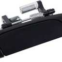 Black No Painted Front Rear Exterior Door Outer Handle Compatible with Honda Civic 2001 2002 2003 2004 2005 (Rear Right)