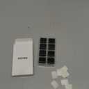 AGVEE 8 Pack Magnetic Cord Organizer Clips, 10mm Ultra-Thin Aluminum Cable Management Holder, 2 Pairs of Strong Magnets Keeper for Home Desk Office Gadgets Accessories, Residue-Free Tape, Black