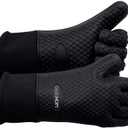 GEEKHOM BBQ Gloves, Grilling Gloves Heat Resistant Oven Gloves, Kitchen Silicone Oven Mitts, Long Waterproof Non-Slip Pot Holder for Barbecue, Cooking, Baking, Black (One Size Fits Most)