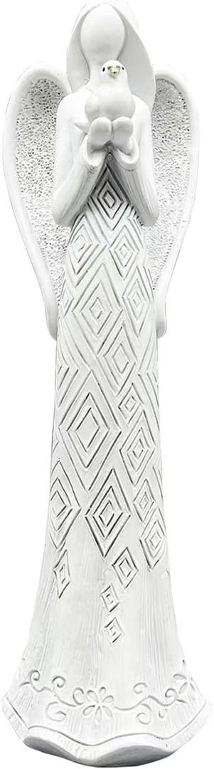 Guardian Angel Statue for Family, Small Angel Figurines and Statues for Home Decoration