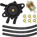 Strongthium Fuel Pump with Filter & Hose for Kohler Kawasaki Honda Briggs and Stratton Cub Cadet MTD