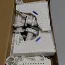 Mini Fridge Stand Adjustable Universal Base with 4 Strong Feet Washer Dryer Pedestal for Small Refrigerator, Portable Compact Washer or Dryer, White