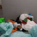 9FT Long Christmas Inflatables Decorations, Outdoor Penguin & Polar Bear Campfire Giant Blow Up with Built-in LED Lights for Yard Garden Lawn Holiday Decor