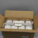 2 Pack Divided Serving Tray with lid and Handle, 8 & 4 Compartments Snackle Box with Utensils, Fridge Food Veggie Condiment Storage, Kitchen Clear Food Container for Picnic, Camping, School