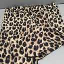 MakeMeChic Women's Maternity Cheetah Pants Soft Pregnancy Lounge Palazzo Pants High Waisted Straight Leg Trousers (Large, Multicolor)