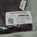 Amazon Essentials Women's Cap Sleeve Boat-Neck Faux Wrap Dress (Medium, Burgundy)