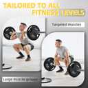 Fitvids 1 Inch Standard Barbell Weight Plates Set, 70 LB(2.5-10 LB) Barbell Weight Set for Home Gym Strength Training, Deep Grip Edge