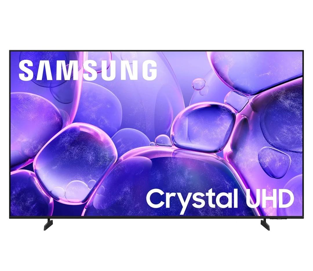 Samsung 75-Inch Class Crystal UHD U8000F 4K Smart TV (2025 Model) Endless Free Content Processor, MetalStream Design, Knox Security, Alexa Built-in