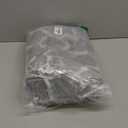 UMINEUX Oval Fitted Vinyl Tablecloth with Elastic Edged & Flannel Backing, Waterproof Wipeable Oval Table Cover - Fits Tables up to 42"X68" (Gray Moroccan)