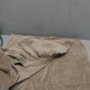 Velvet Armless Accent Chair Covers Luxury Thick Velvet Chair Slipcovers, Removable Furniture Protector for Living Dining Room Hotel, Taupe