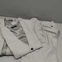 Men's 3 Piece Linen Suits Casual Lightweight Blazer Jackets Vest Pants Set for Wedding Business Prom Suit (Gray, M)