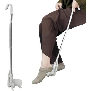 Footwear Aid, Sock Aid Device for Seniors, Sock Helper Tool, Pulling Assist Device for Elderly, Pregnant, Diabetics, No Bending Required