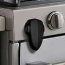 Child Proof Oven Lock Baby Safety Oven Door Lock for Toddlers no Tools Need or Drill Easy to Install (Black)