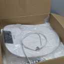 Bidet Toilet Seat Elongated, Unlimited Warm Water, Heated Toilet Seat, Warm Air Dryer, Rear and Feminine Washing, Soft Closed Toilet Lid, Night Light, Smart Toilet Seat with Bidet Requires Outlet