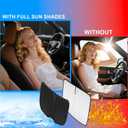 KMF 6pcs Thicken Sun Shades for Toyota Corolla 2020-2025 Accessories (Not Corolla Cross), Full Car Window Covers for Windshield Side Rear, UV Block and Privacy Blackout for Camping